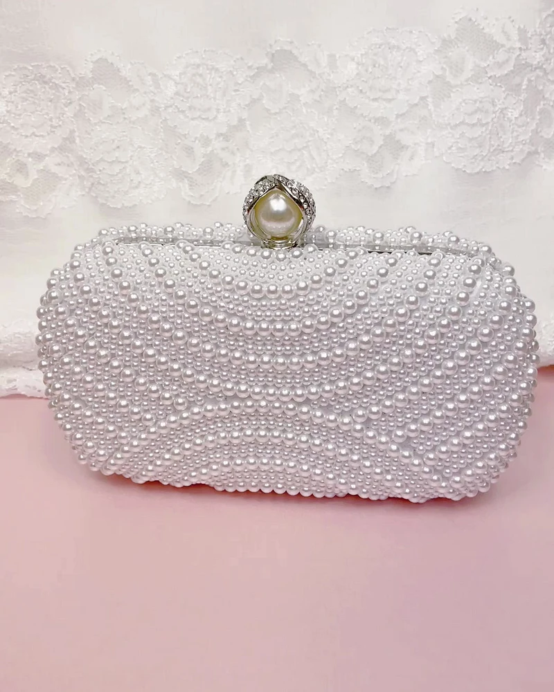 Pearl Handbag Clutch