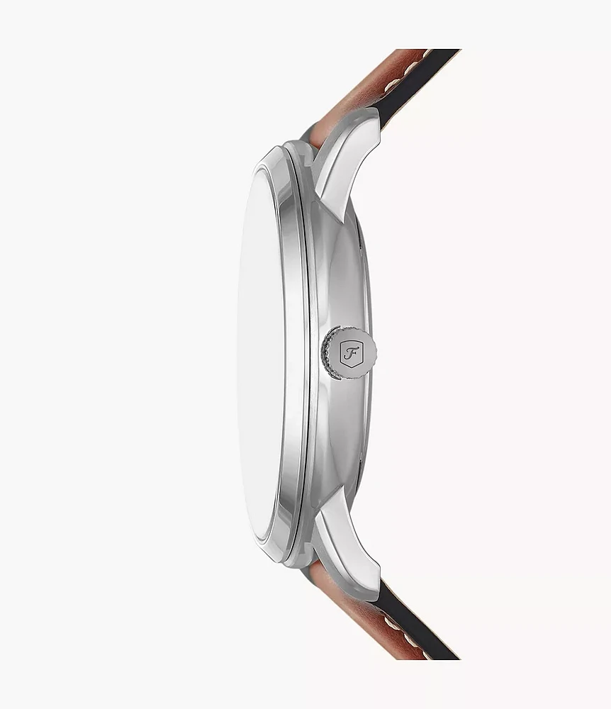Fossil Neutra Moonphase Multifunction Brown Leather Watch FS5903 154462