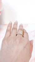 Sterling Silver Round Cubic Zirconia Ring 148067