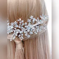 Bridal Flower Wire Hairclip 146379