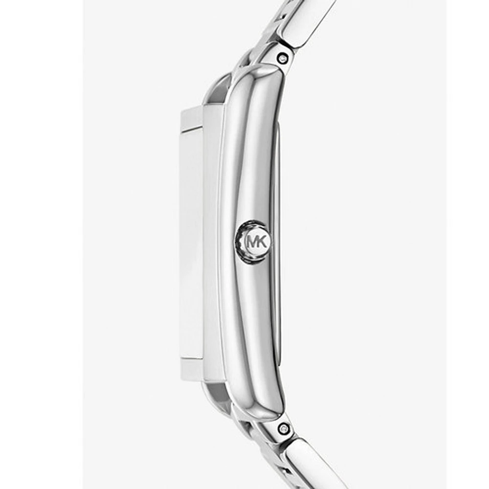 Michael Kors Essex Three-Hand Silver Stainless Steel Watch MK4906 154467
