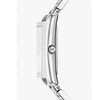 Michael Kors Essex Three-Hand Silver Stainless Steel Watch MK4906 154467
