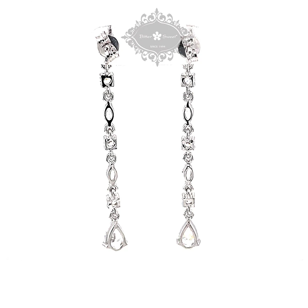 Sterling Silver Cubic Zirconia Earrings 145741