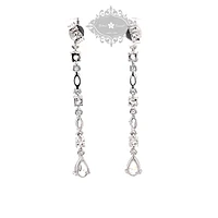 Sterling Silver Cubic Zirconia Earrings 145741