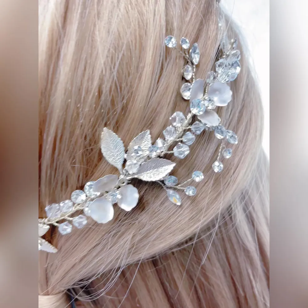 Bridal Gold Leaf Hair Vine 142065