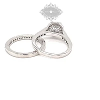 Sterling Silver Cubic Zirconia Round Set Ring 145710