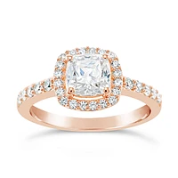 Rose Gold Plated Sterling Silver Ring 129258