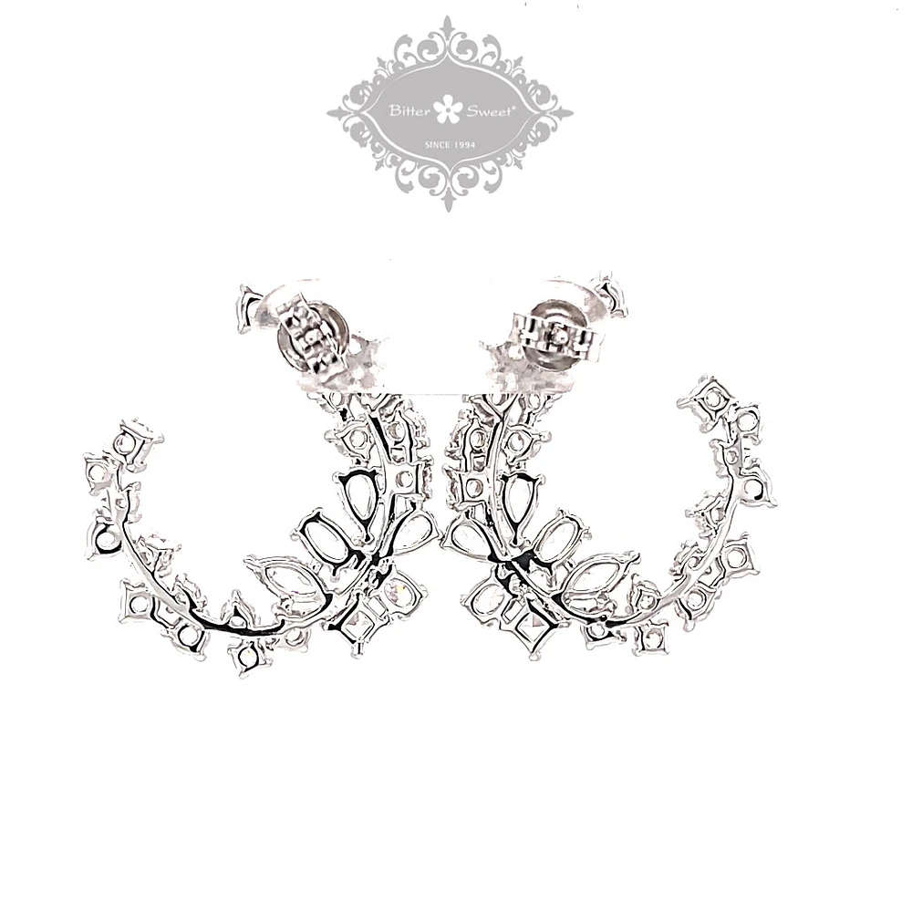 Sterling Silver Cubic Zirconia Earrings 144773
