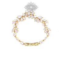 Bridal Gold Cubic Zirconia Bracelet 143590