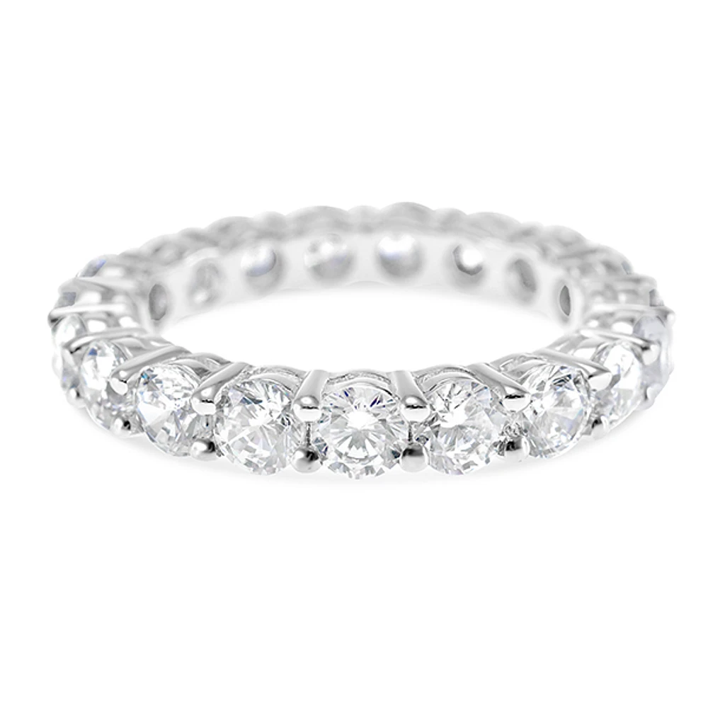 Sterling Silver Cubic Zirconia Ring