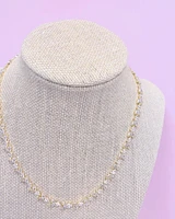 Bridal Gold Cubic Zirconia Necklace 149233