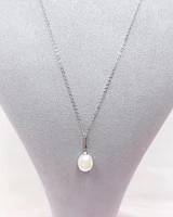 Sterling Silver Pearl Necklace 152280