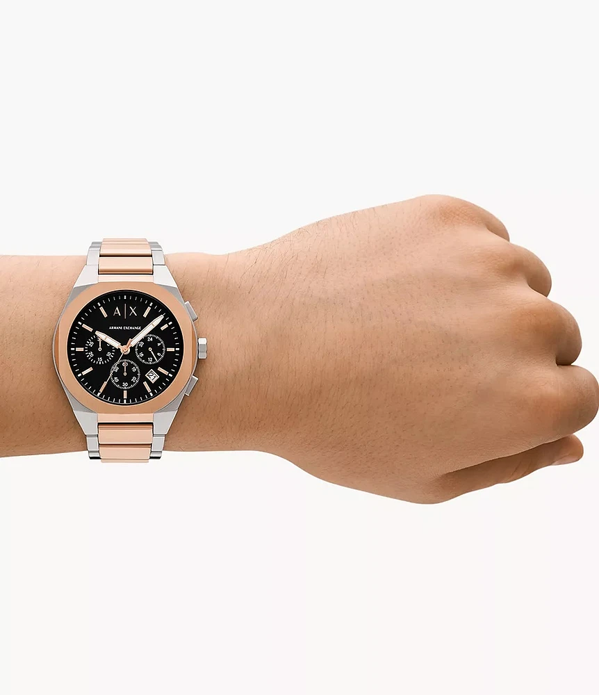 Armani Exchange Chronograph Two-Tone Stainless Steel Watch AX4181 153824