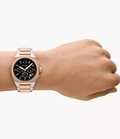 Armani Exchange Chronograph Two-Tone Stainless Steel Watch AX4181 153824