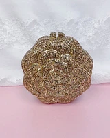 Crystal Rose Handbag Clutch