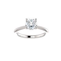 Solitaire Heart Gallery Engagement Ring Setting