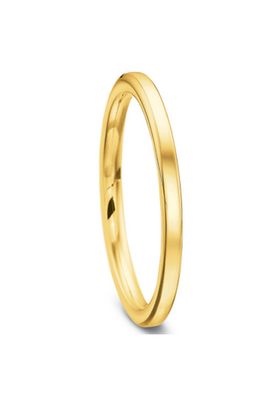 2mm yellow gold precision fit band