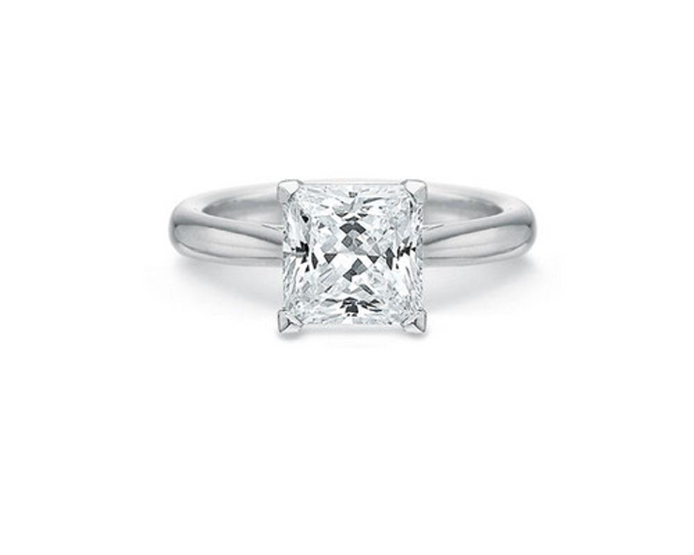 Valentina Princess Cut Solitaire