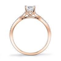 Infinity Allure Engagement Ring Setting