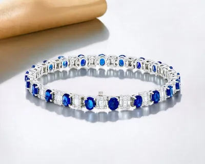 Sapphire Diamond Bracelet 