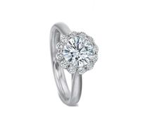 Blossom Halo Diamond Engagement Ring Setting