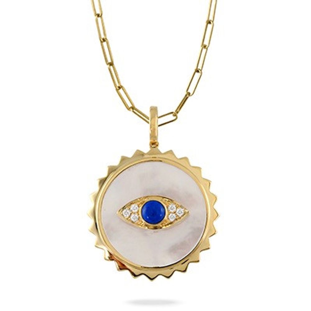 Evil eye mother of pearl 