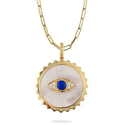 Evil eye mother of pearl 