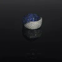 Sapphire Swirl Ring 