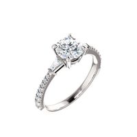 Round Diamond Engagement Ring Setting