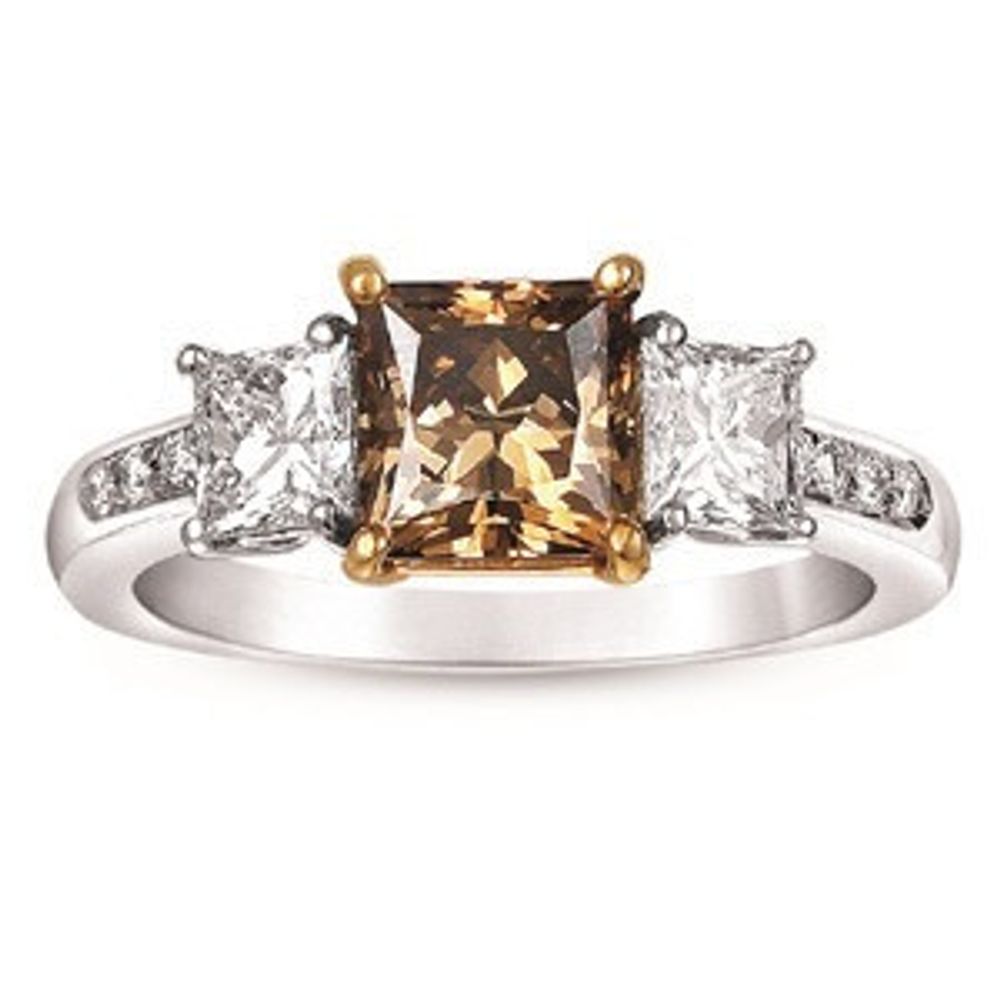 Brown Diamond Engagement Ring Setting
