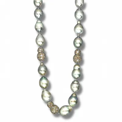 Tahitian Diamond Necklace 