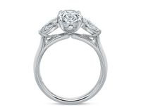 Serena Oval Engagement Ring Setting