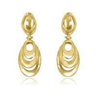 Gold Dangle Earrings. TC5608