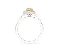 Marquise Yellow Diamond Ring