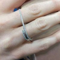 Two Finger Diamond Ring