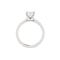 Brilliant Diamond Engagement Ring Setting