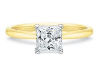 Valentina Princess Cut Diamond Engagement Ring Setting