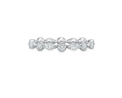 Silhouette Marquise Round Eternity Band