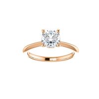 Solitaire Heart Gallery Engagement Ring Setting