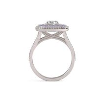 Vintage Sapphire Diamond Engagement Ring Setting