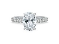 Vanessa Oval Diamond Engagement Ring