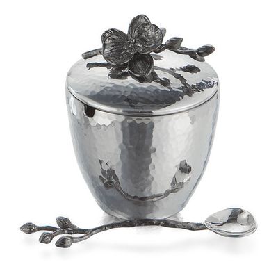 Black Orchid Mini Pot w/ Spoon