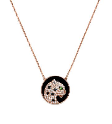 Panther diamond necklace