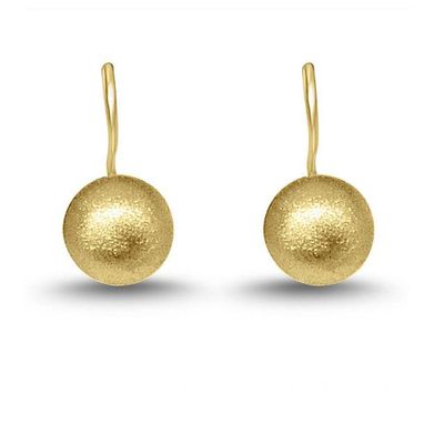 Gold Satin Earrings.TC5503K