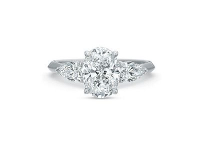 Serena Oval Engagement Ring Setting