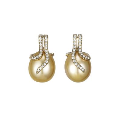 Golden South Sea Earrings