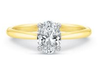 Valentina Oval Engagement Ring Setting