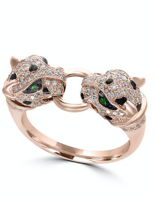 Panther Diamond Ring