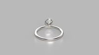 Desiree Oval Diamond Engagement Ring Setting