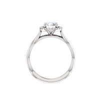 Infinity Diamond Halo Engagement Ring Setting